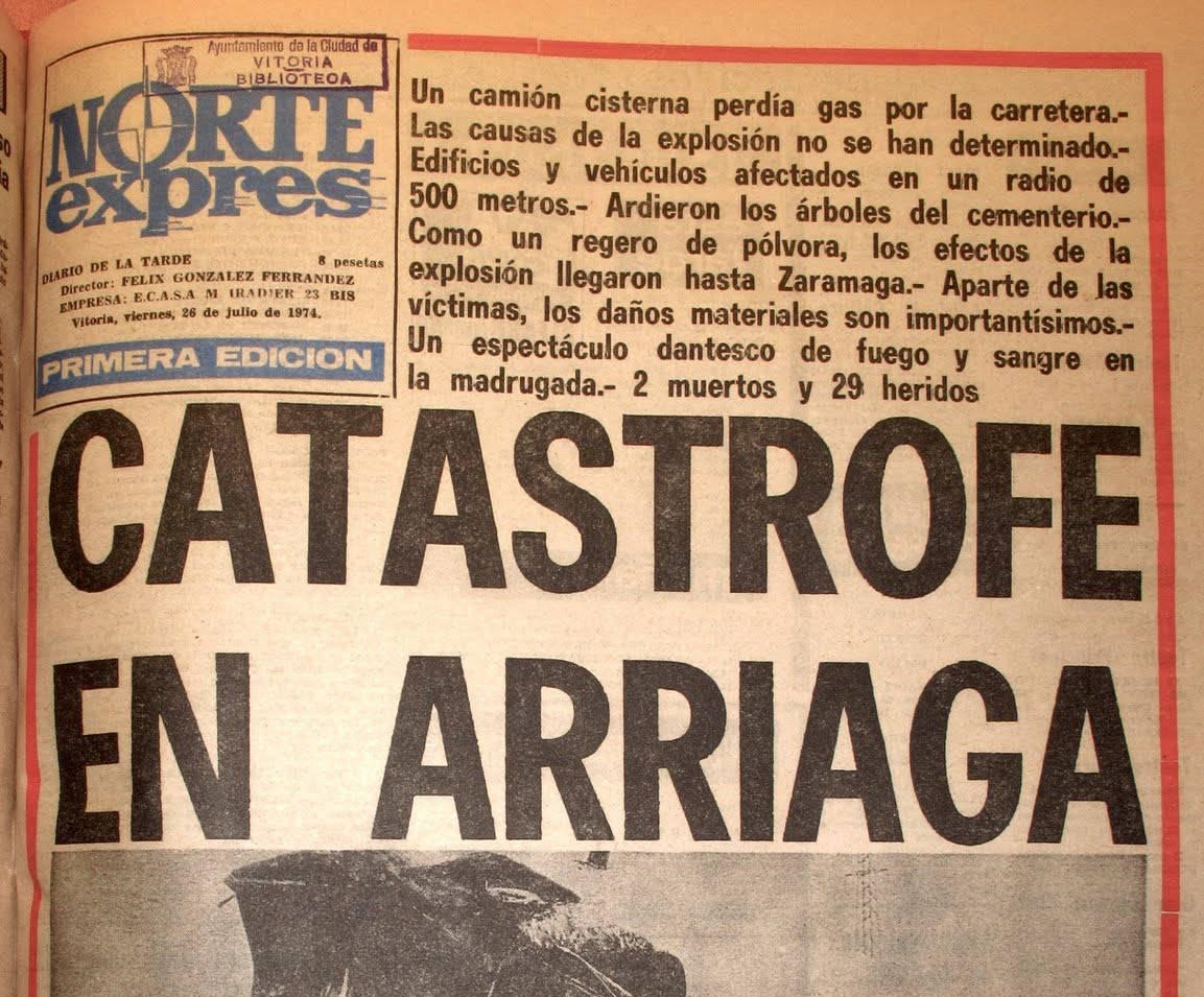 50 años de la catástrofe de Vitoria