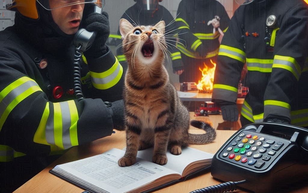 Un gato «aúlla» en Vitoria y llaman a los bomberos