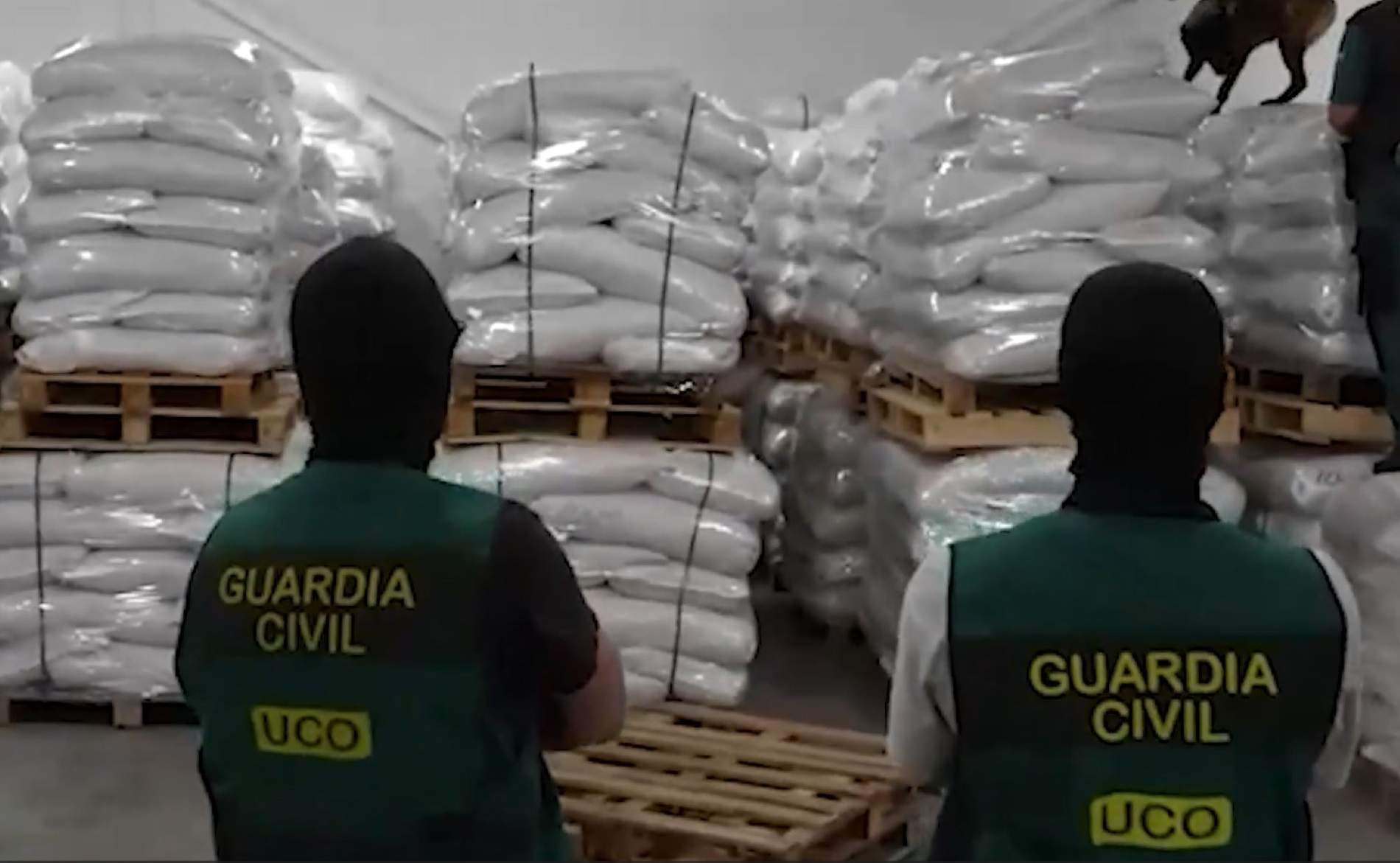 Intervencion cocaína Barcelona UCO Guardia Civil