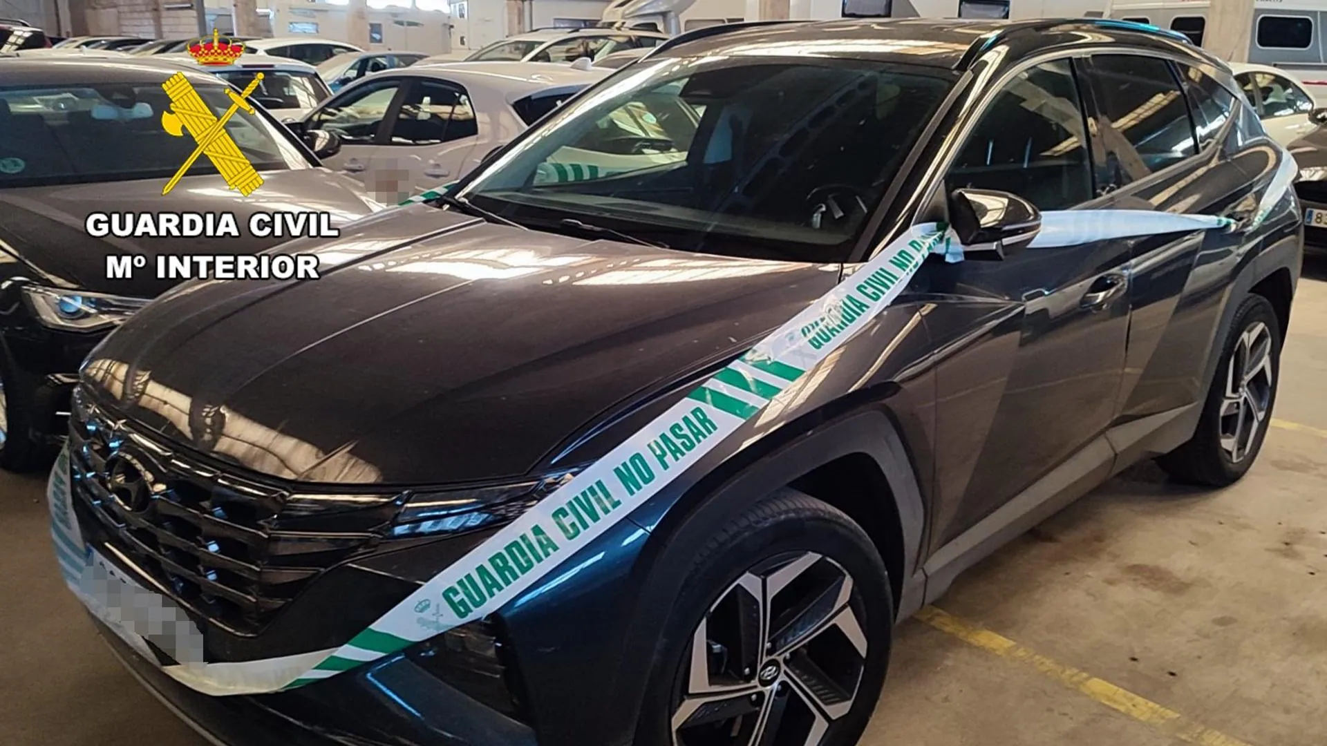 Recuperan en Burgos un coche robado en Madrid en 2023