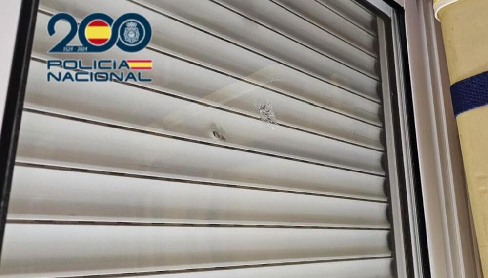 Detenido por disparar a la ventana de unos vecinos