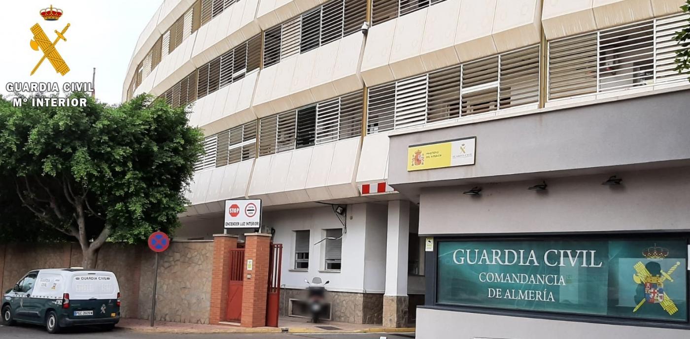 ntrada a la comandancia de la Gurdia Civil de Almería. - Europa Press