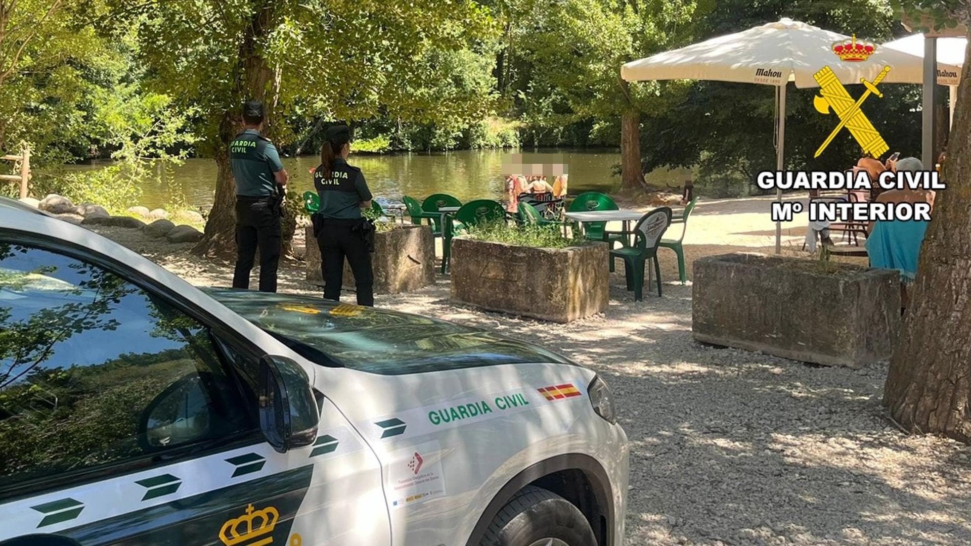 Detenido por desnudarse e invitar a bañarse a varias menores en un río de Burgos