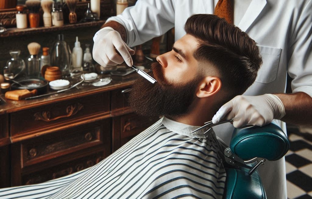 Entran a una barbería de Vitoria con cuchillos