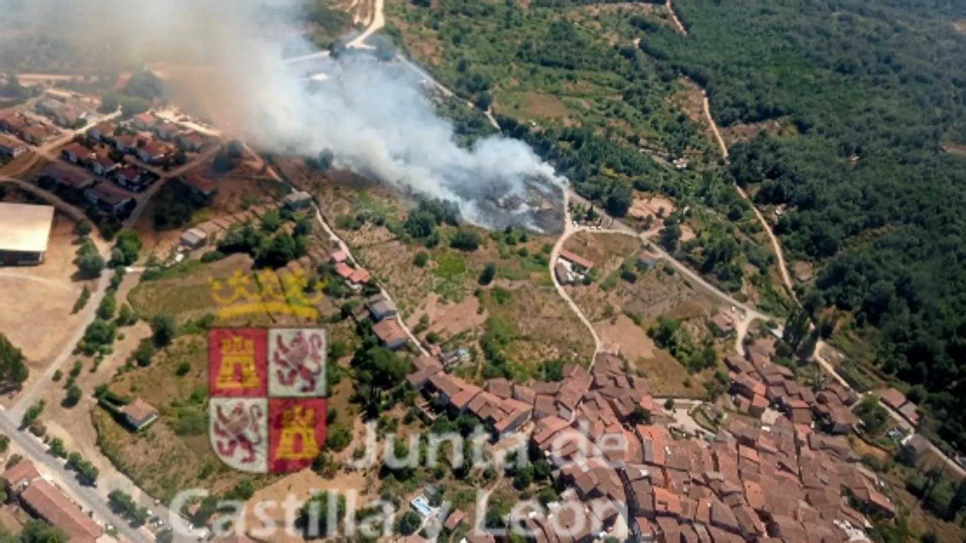 Salamanca: Activado el nivel 1 por un incendio a las puertas del núcleo urbano de Cepeda