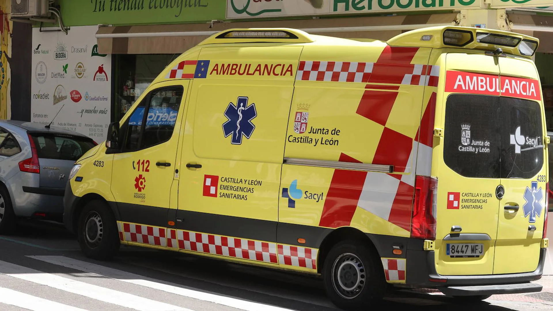 Dos varones heridos en Salamanca por dos accidentes en diferentes puntos de la ciudad