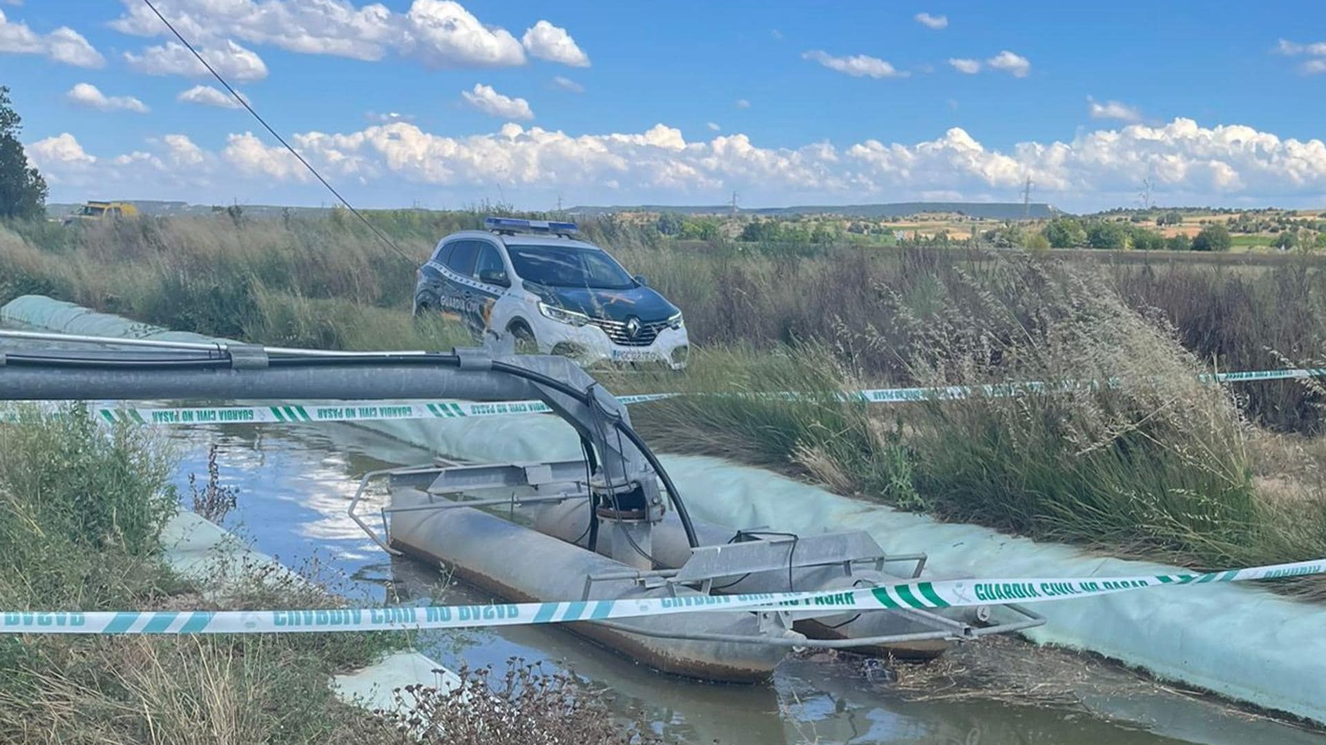 Encuentran cadáver en balsa de agua en Fresnillo de las Dueñas, perteneciente al anciano desaparecido en Aranda de Duero.