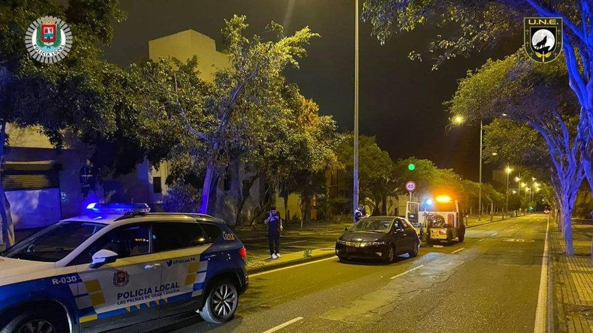 Lo pillan circulando en sentido contrario borracho por la capital grancanaria