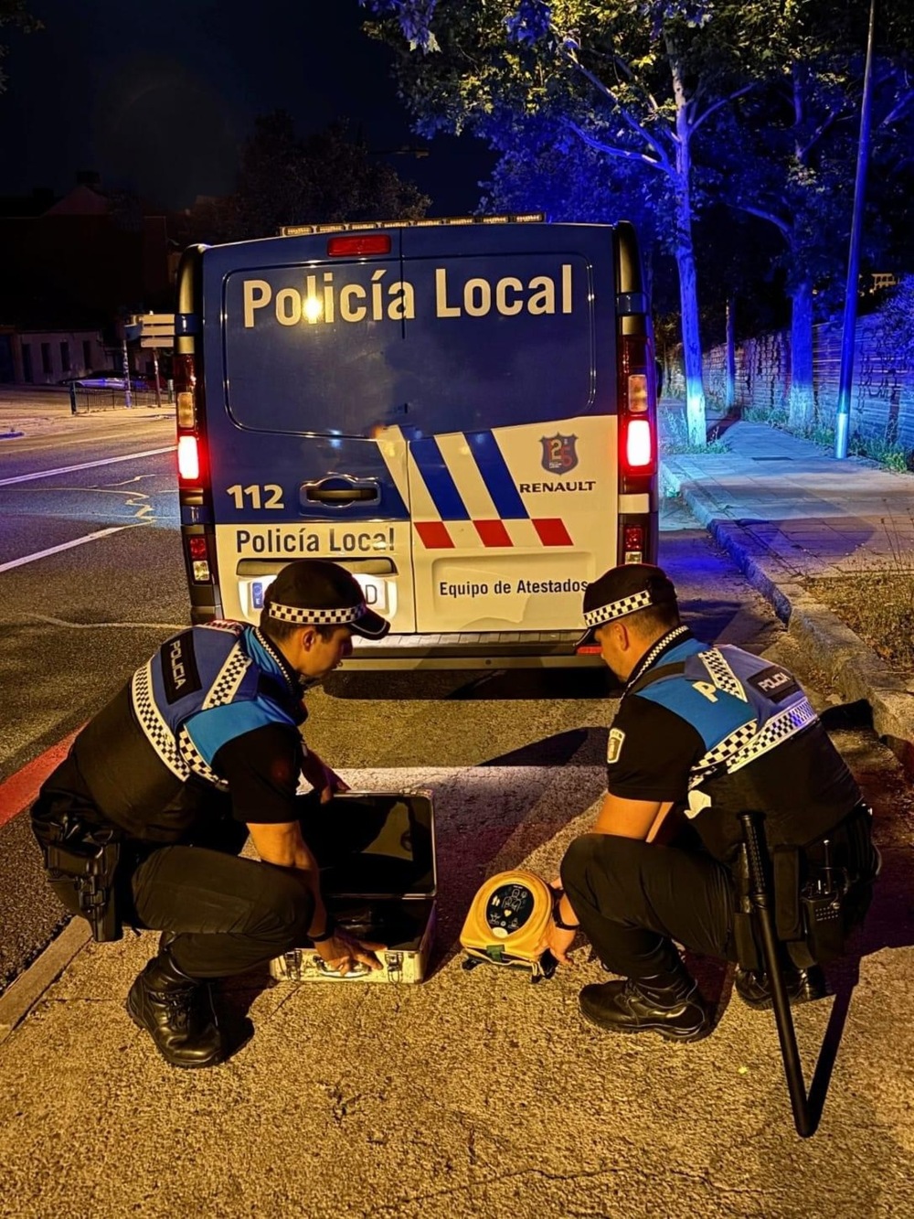 Reaniman a un hombre en parada en José Zorrilla