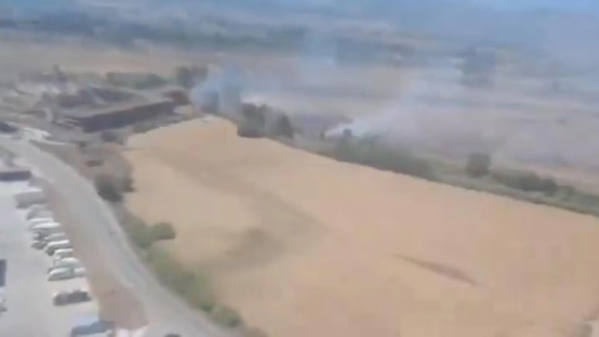 Declarado un incendio forestal en Cortijo Jurado, en Málaga capital