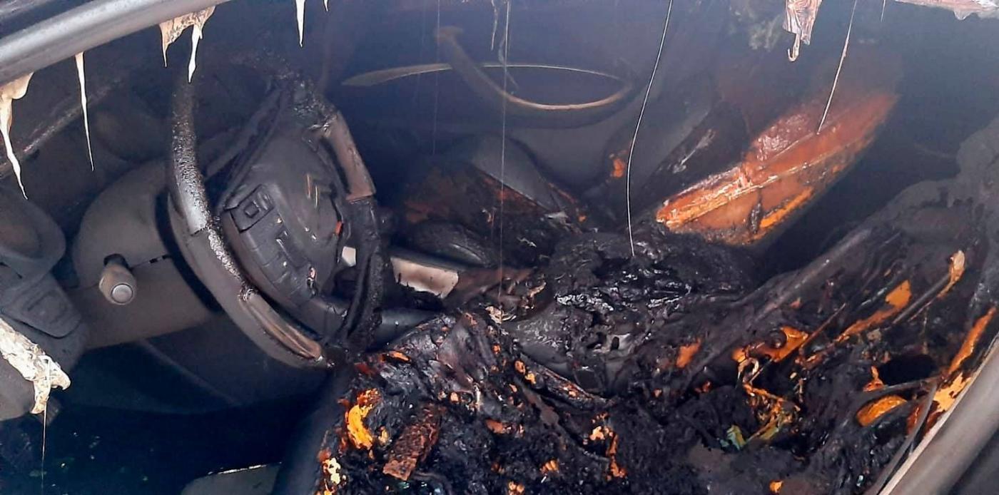 El interior de uno de los vehículos. - Ayto Estepa