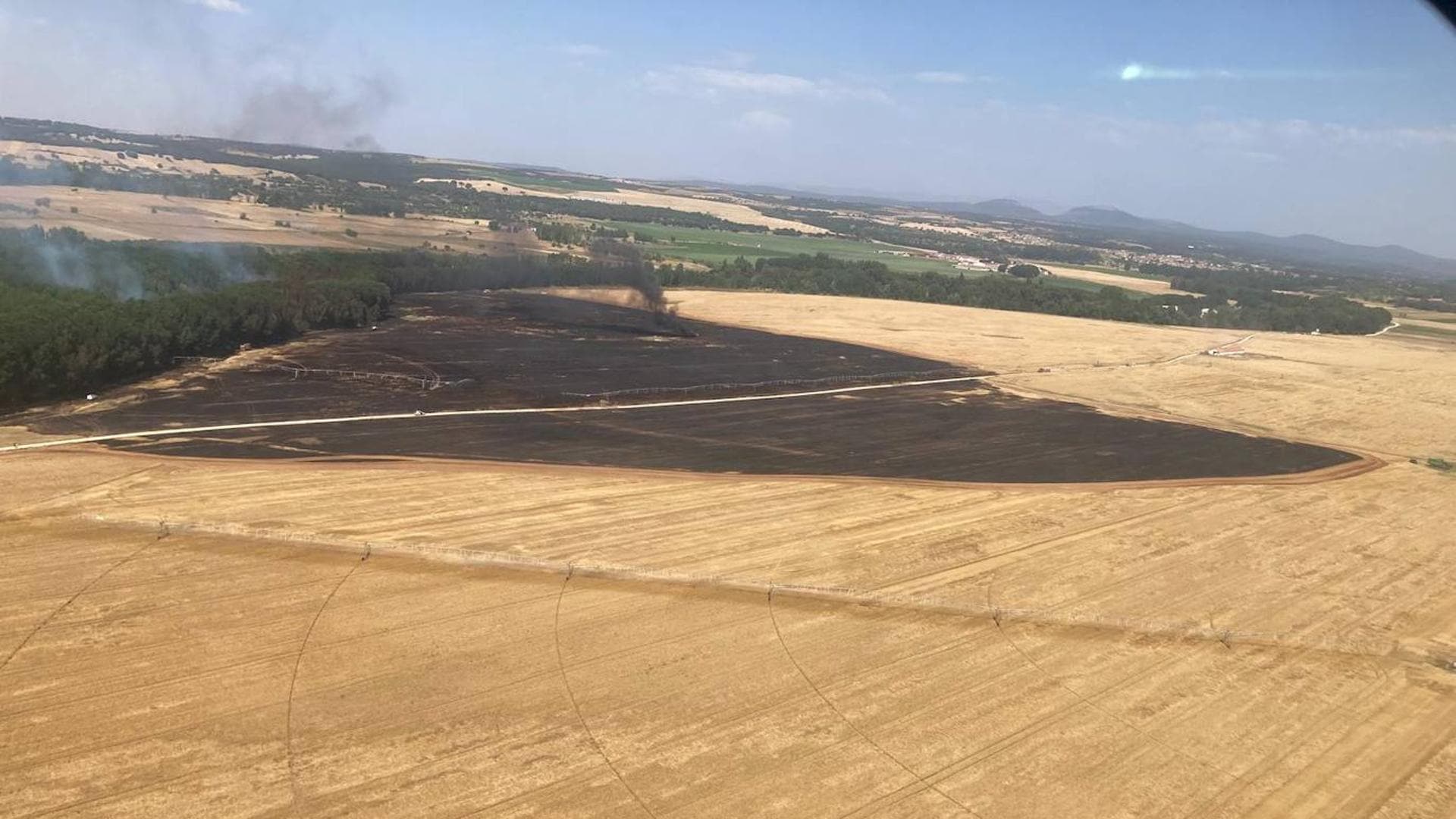 Miembro de cuadrilla de tierra es dado de alta tras desvanecerse durante incendio en Lerma