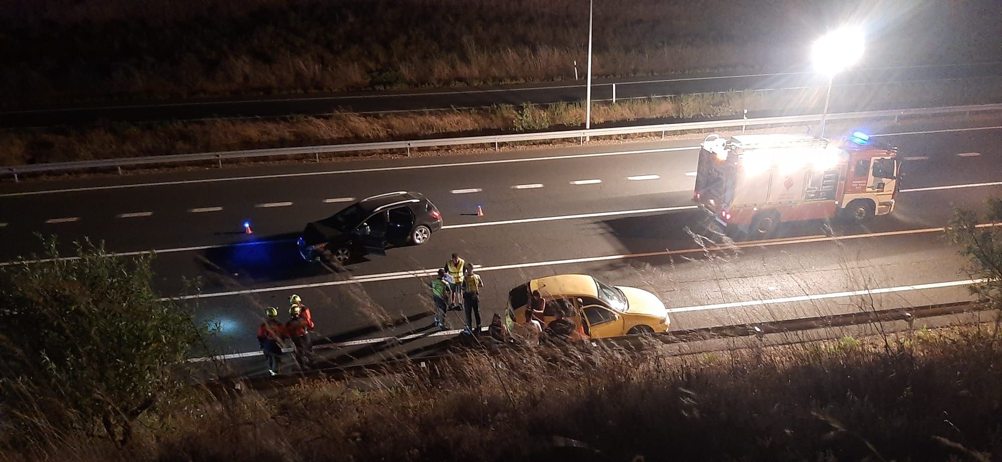 Herida una mujer de Calahorra en un accidente de madrugada en la N-232