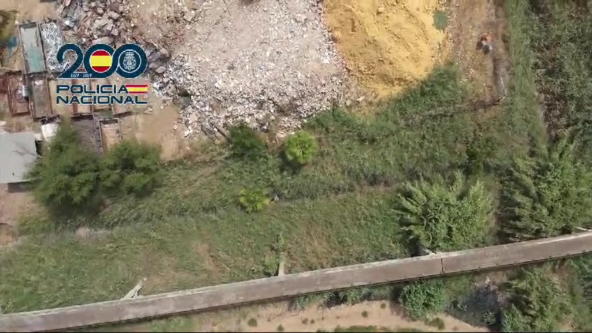 Un dron de la Policía localiza a una desaparecida en una zona de malezas de Valdezorras