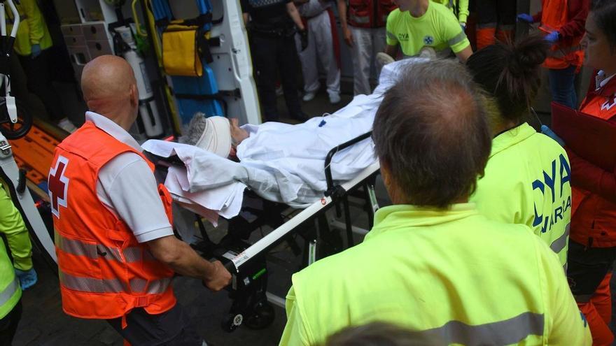 El herido por asta en el encierro de los Jandilla, un vecino de Donostia