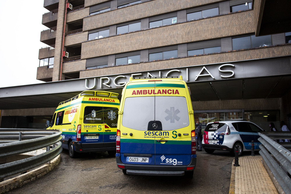 Un trabajador resulta herido grave en Campollano