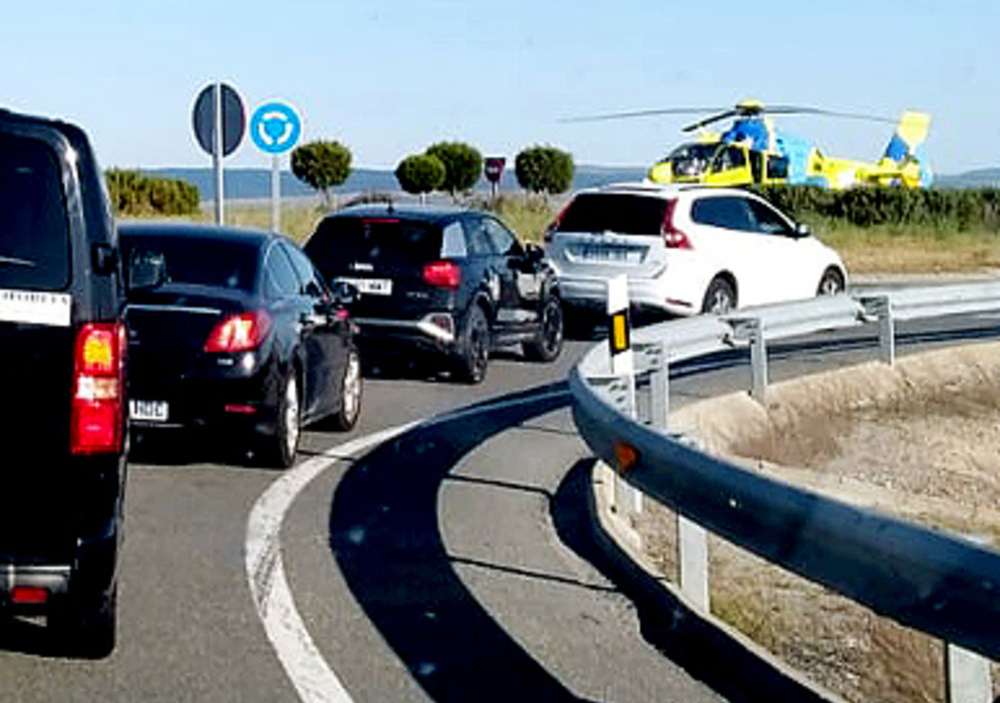 Fallece una persona en un accidente de tráfico en la A-50