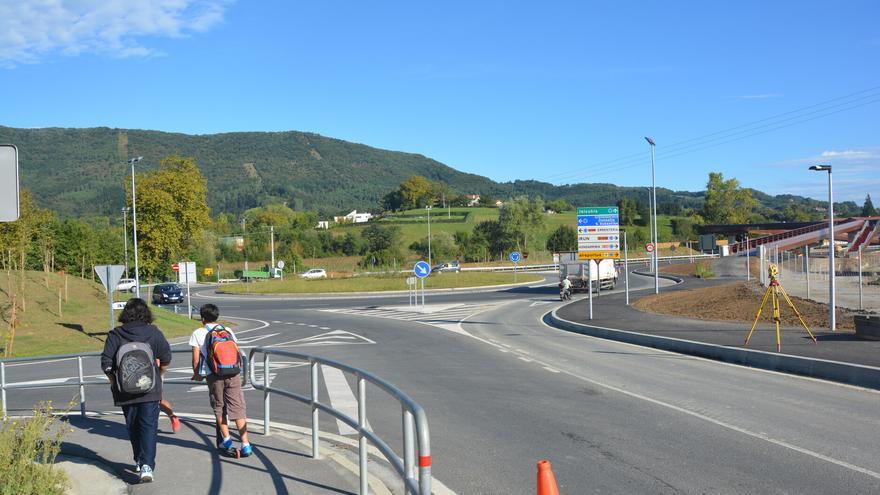 Herido un motorista en la N-638 de Hondarribia