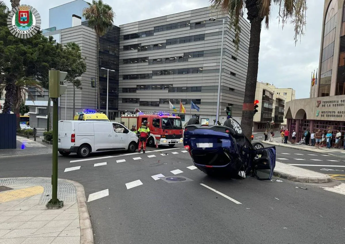 Imagen secundaria 1 - Más imágenes del accidente.