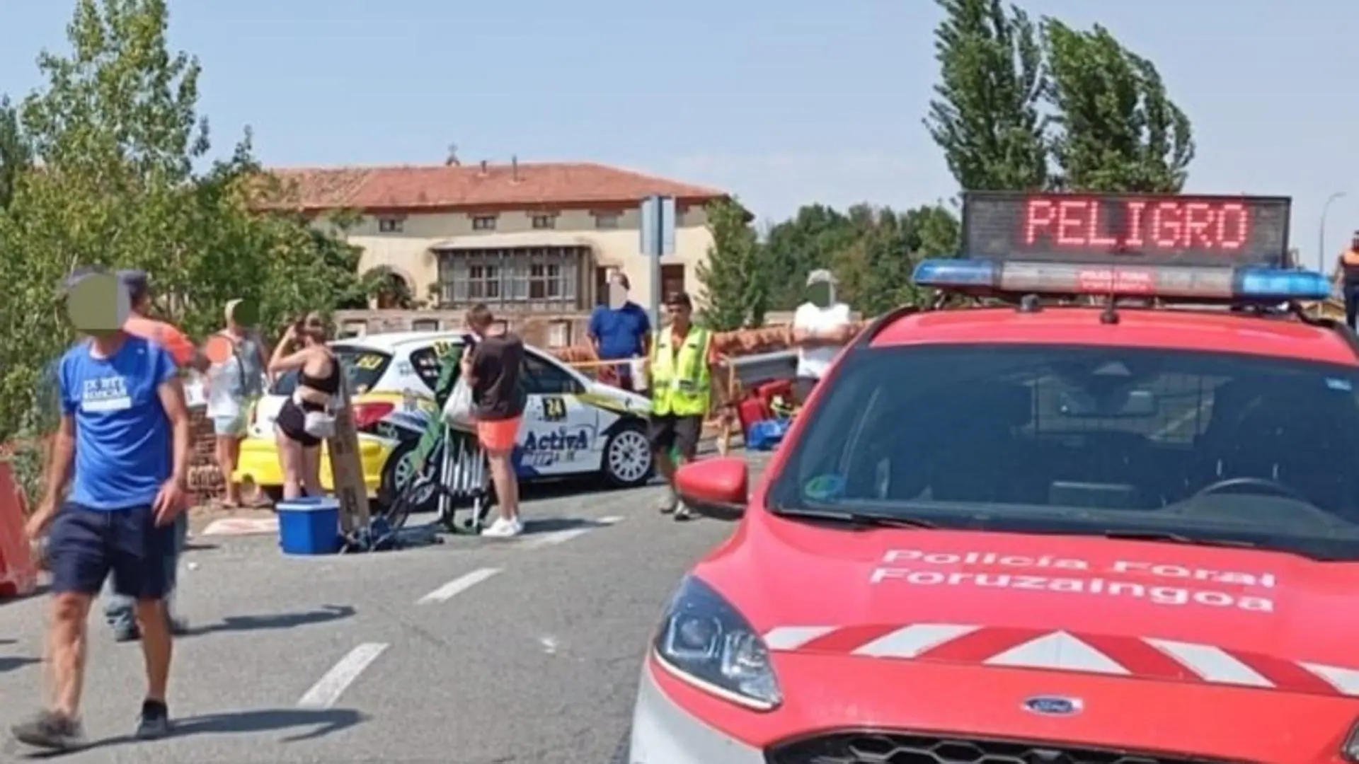 Atropello múltiple en el XIV Rally Villa Fitero deja siete heridos, incluyendo menores