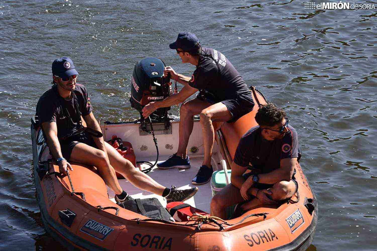 Buscan a un joven desaparecido en el río Duero, en Soria: Colaboración de Policía Local, Bomberos y Policía Nacional