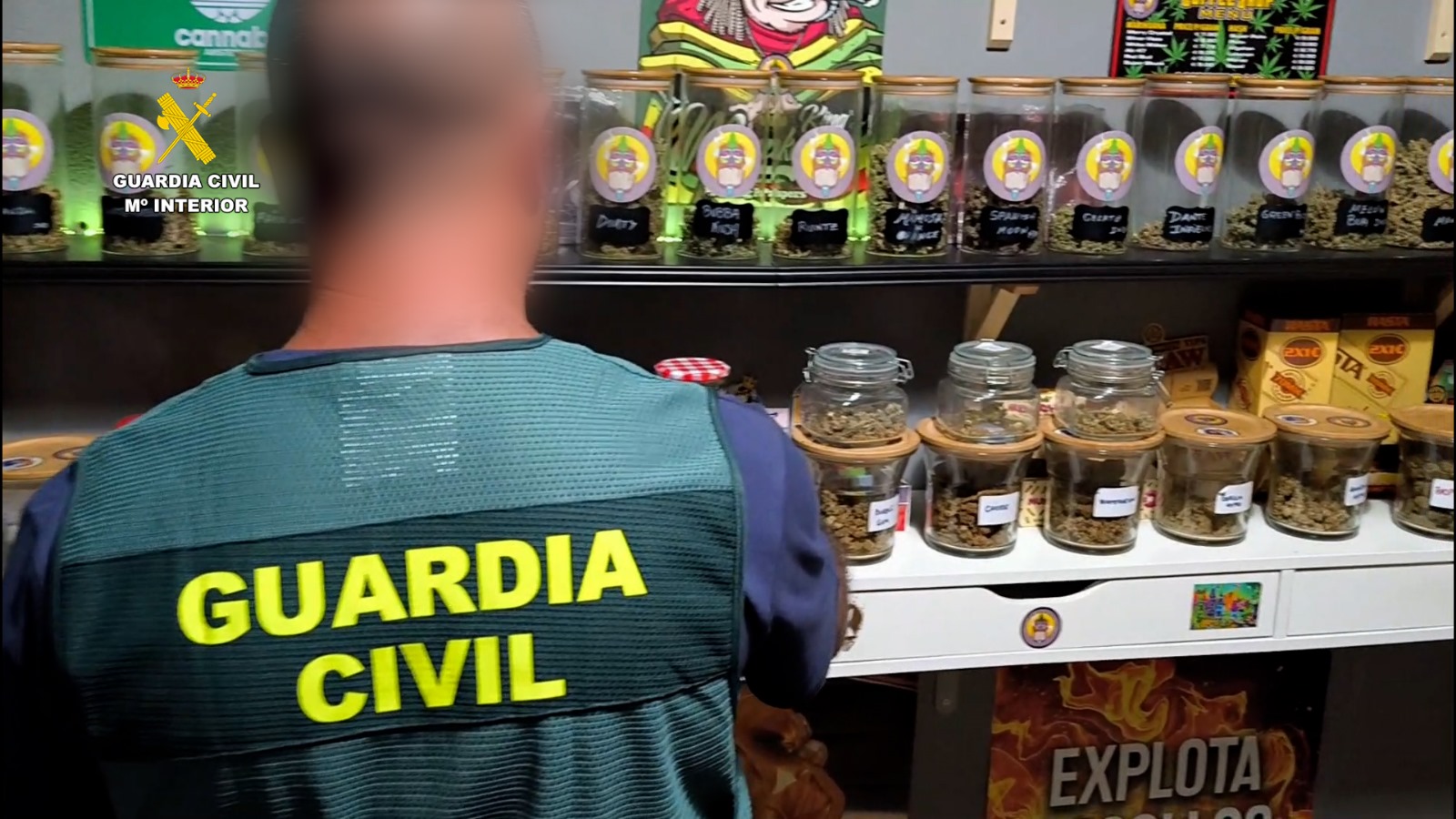 La Guardia Civil detiene a cuatro personas en Ayamonte por un delito contra la Salud Pública
