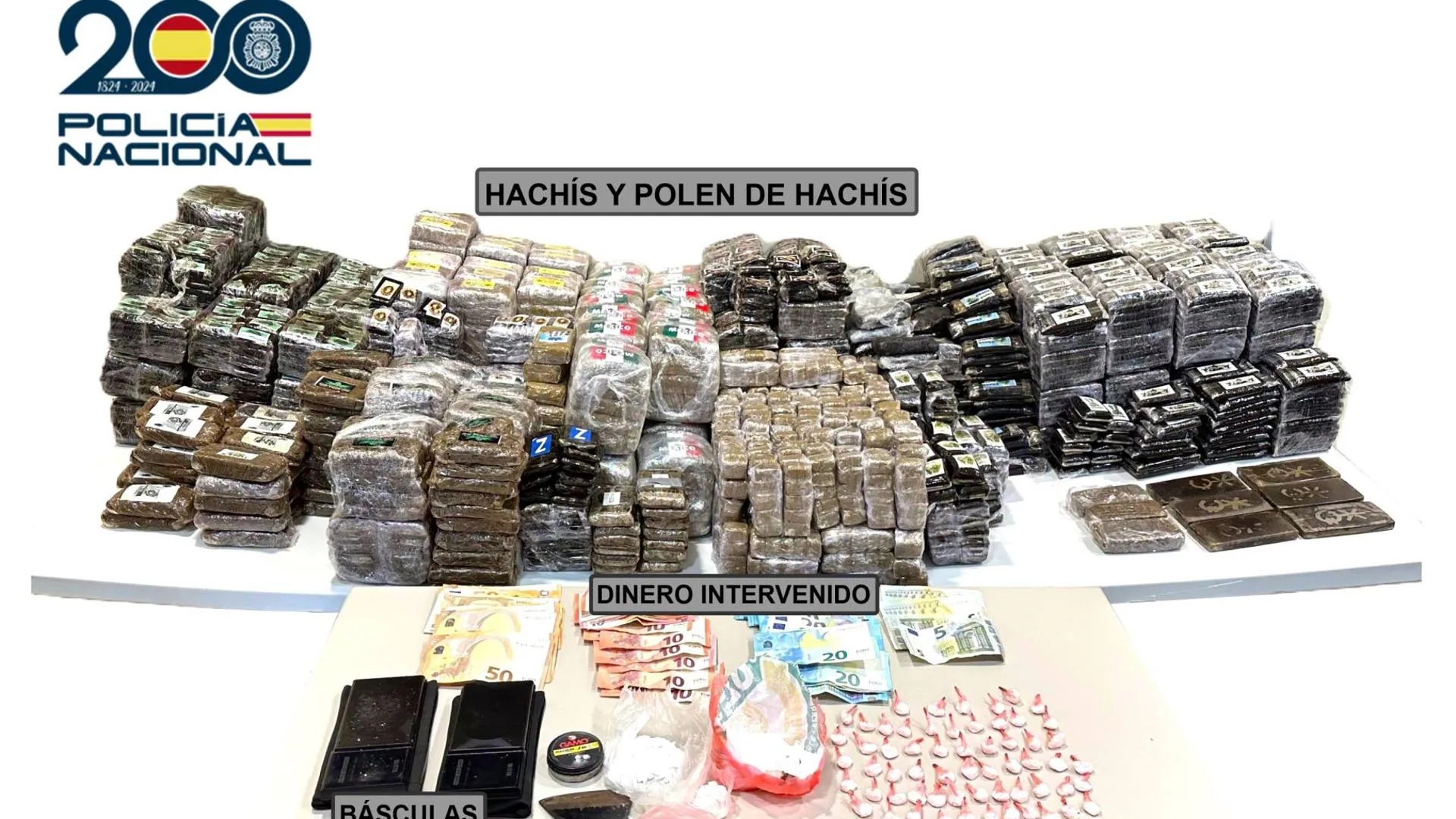 Detenidos tres hombres con antecedentes por tráfico de drogas en Telde