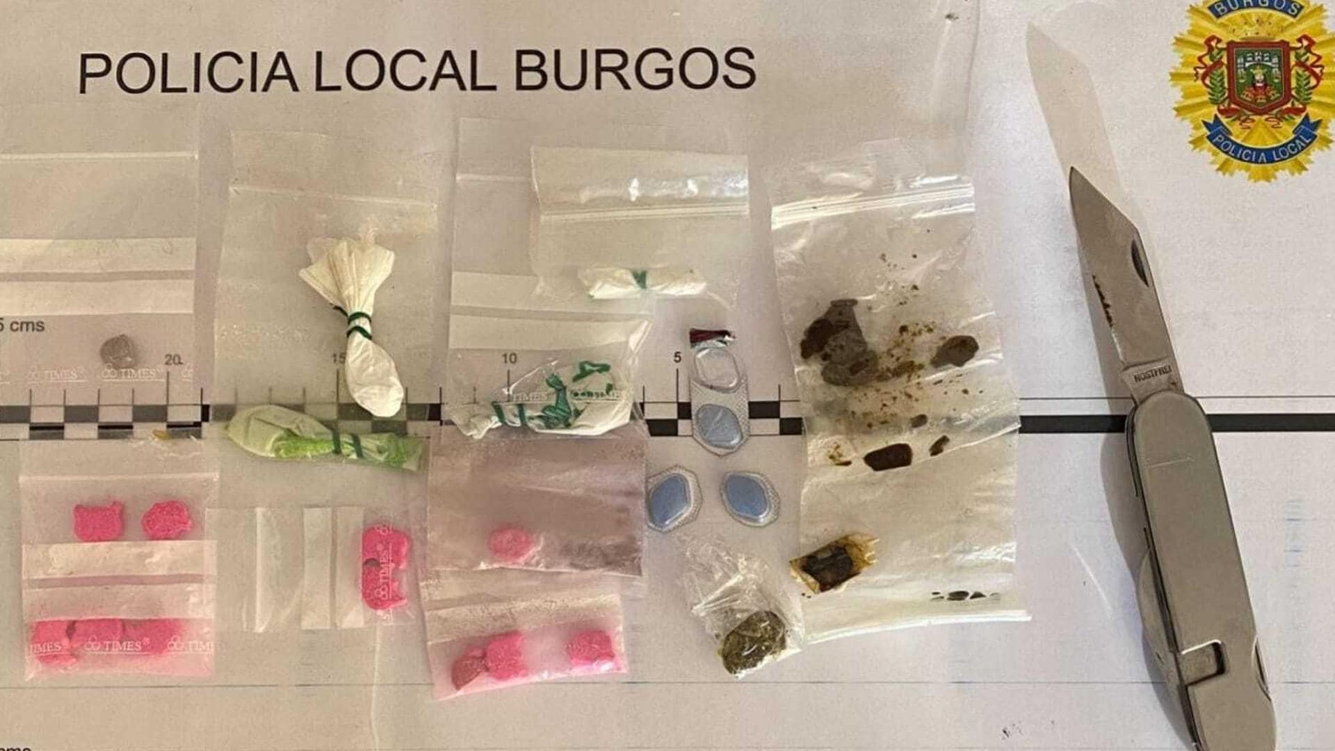 Detienen a conductor borracho en Burgos con drogas y armas en su vehículo