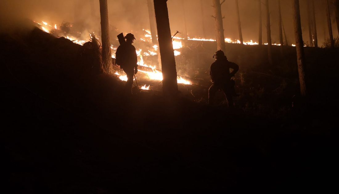 VÍDEO | Declarado el Nivel 1 en el incendio de Alcañices que se originó en Portugal