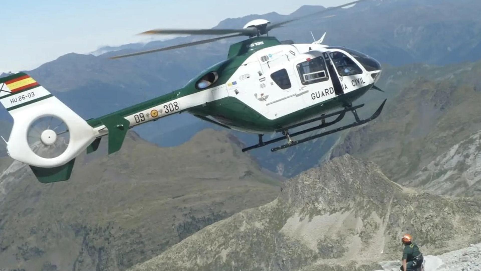 Sucesos de Burgos: Auxilian a una barranquista burgalesa en el Pirineo aragonés