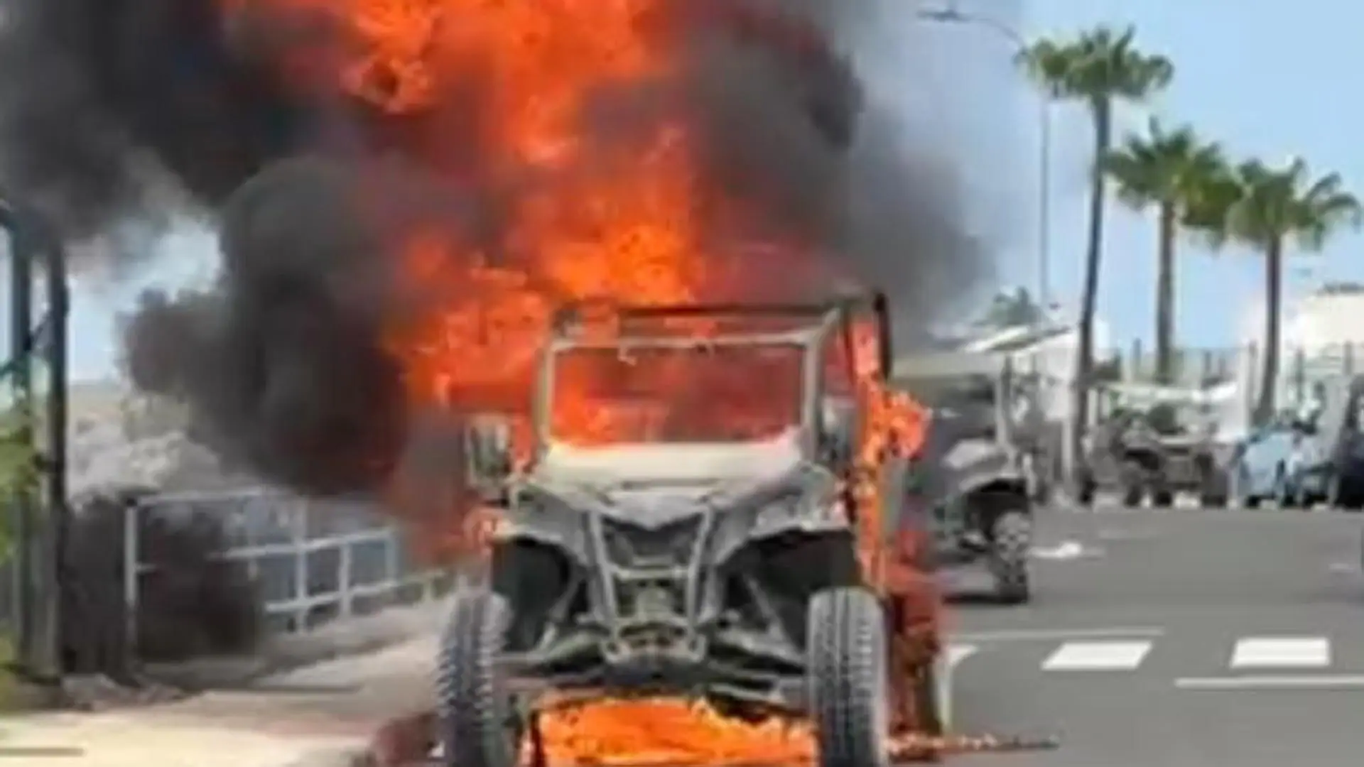 Explosión de un quad provoca incendio en Puerto Rico sin dejar heridos