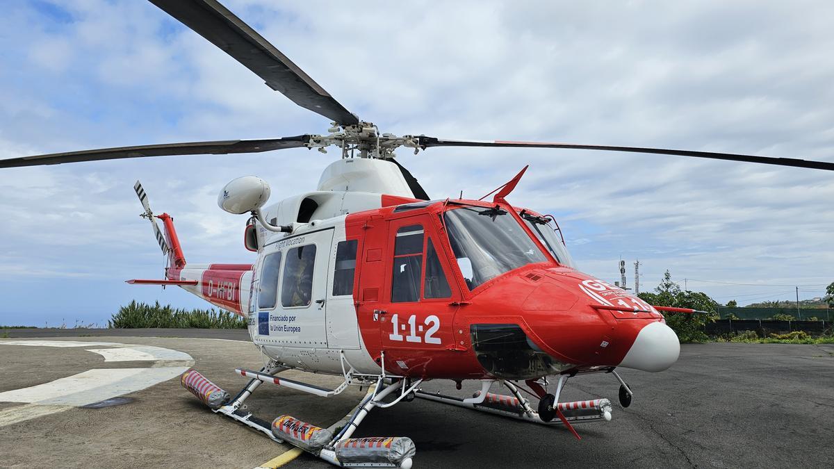 Imagen de archivo del helicóptero del GES.