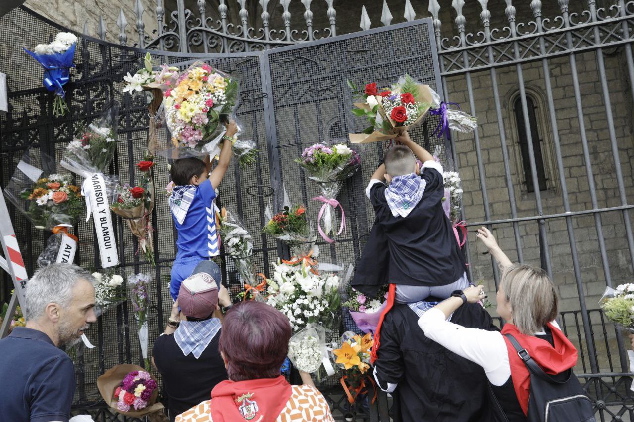 Fallece un blusa veterano durante las celebraciones de la Virgen Blanca en Vitoria