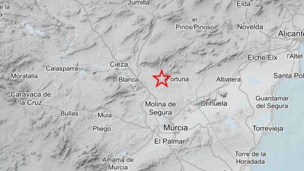 Fortuna sacudida por un leve terremoto de 2 grados de magnitud, según el Instituto Geográfico Nacional