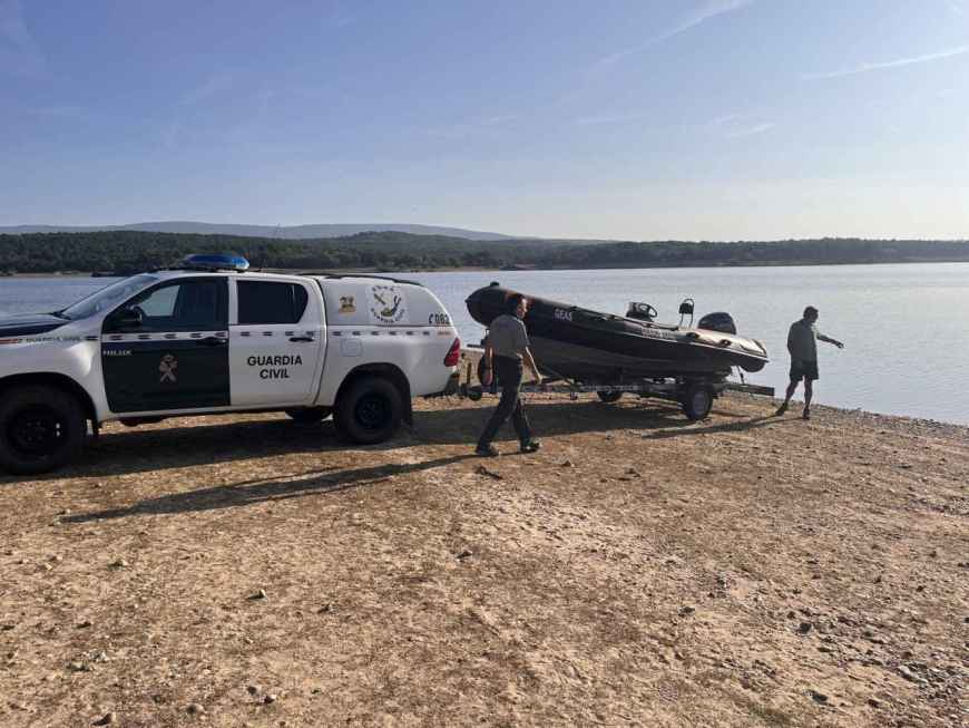 La Guardia Civil coordina búsqueda de vecino de Tudela en las aguas de la Cuerda del Pozo
