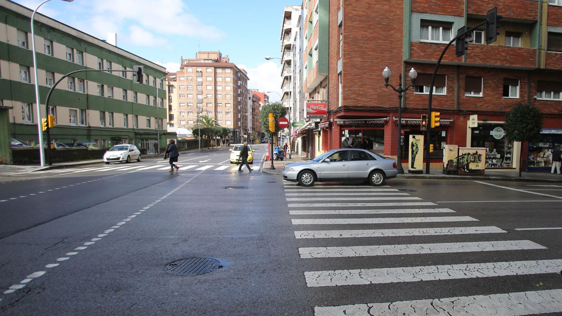 Herido un hombre de 74 años tras sufir un atropello en Gijón