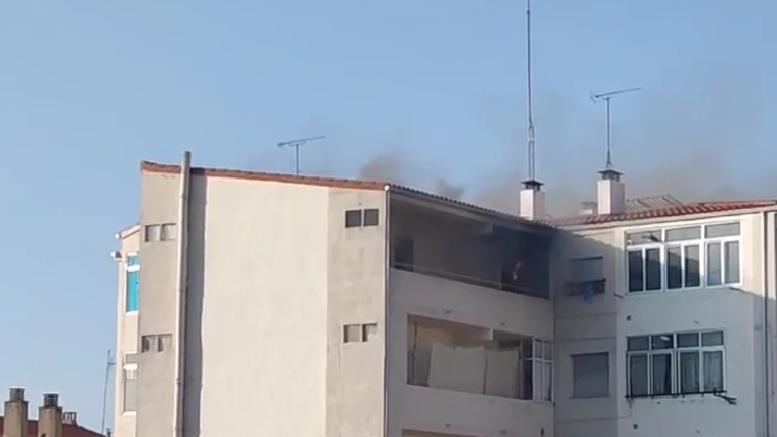 VÍDEO | Saltan las alarmas en Zamora capital: fuego en una vivienda