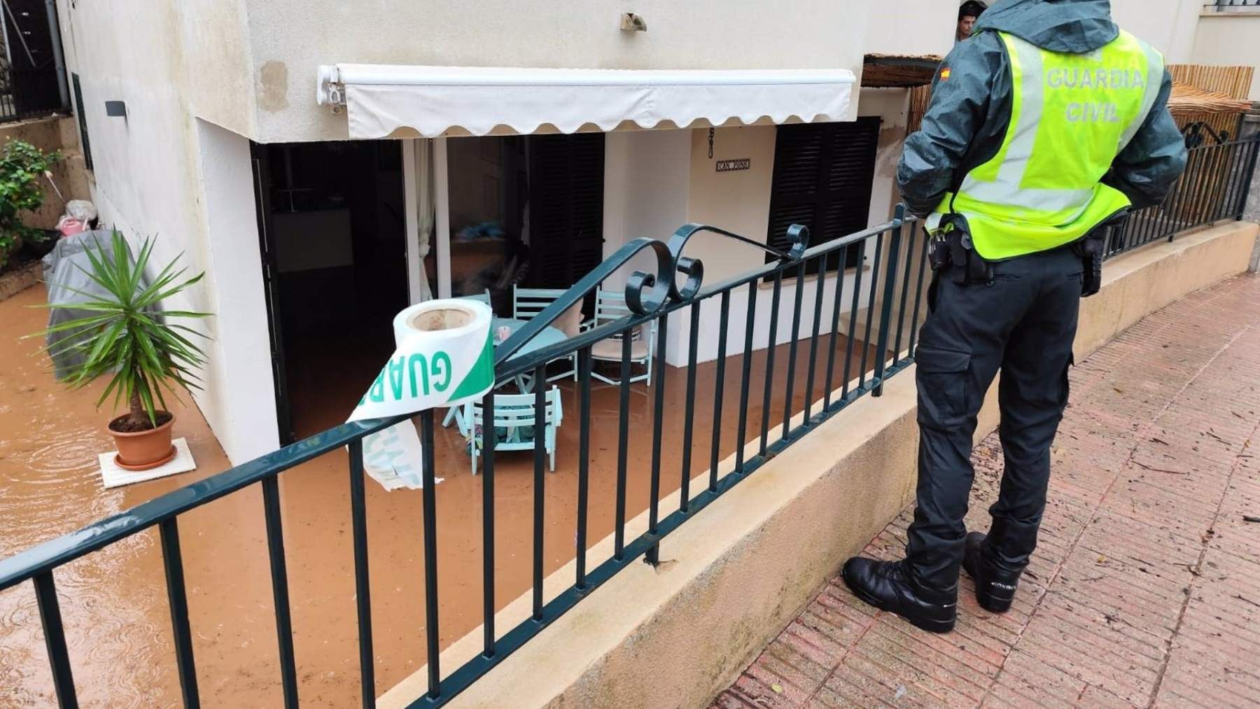 Desalojan de sus casas inundadas a 10 personas en el pueblo de Sóller, el más afectado por la lluvia