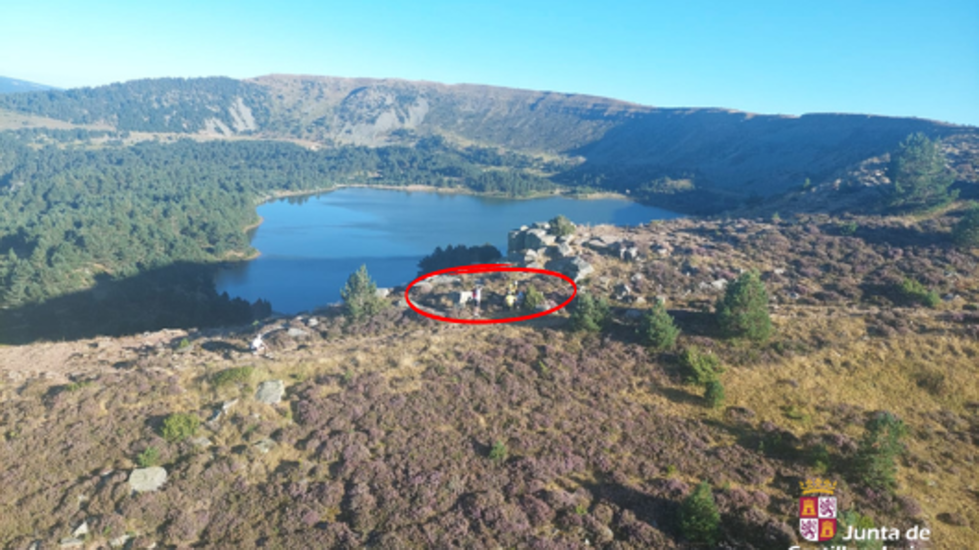 Mujer de 61 años rescatada en Neila tras sufrir una caída en el monte Campiña