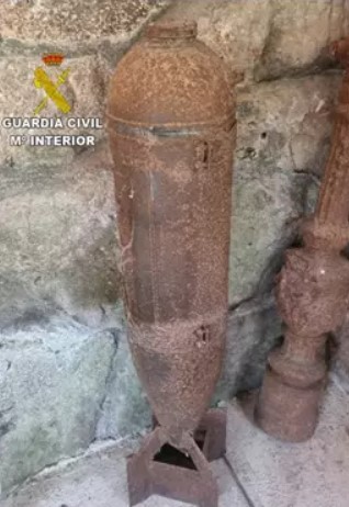Neutralizan exitosamente una bomba de aviación de la Segunda Guerra Mundial en Mondariz