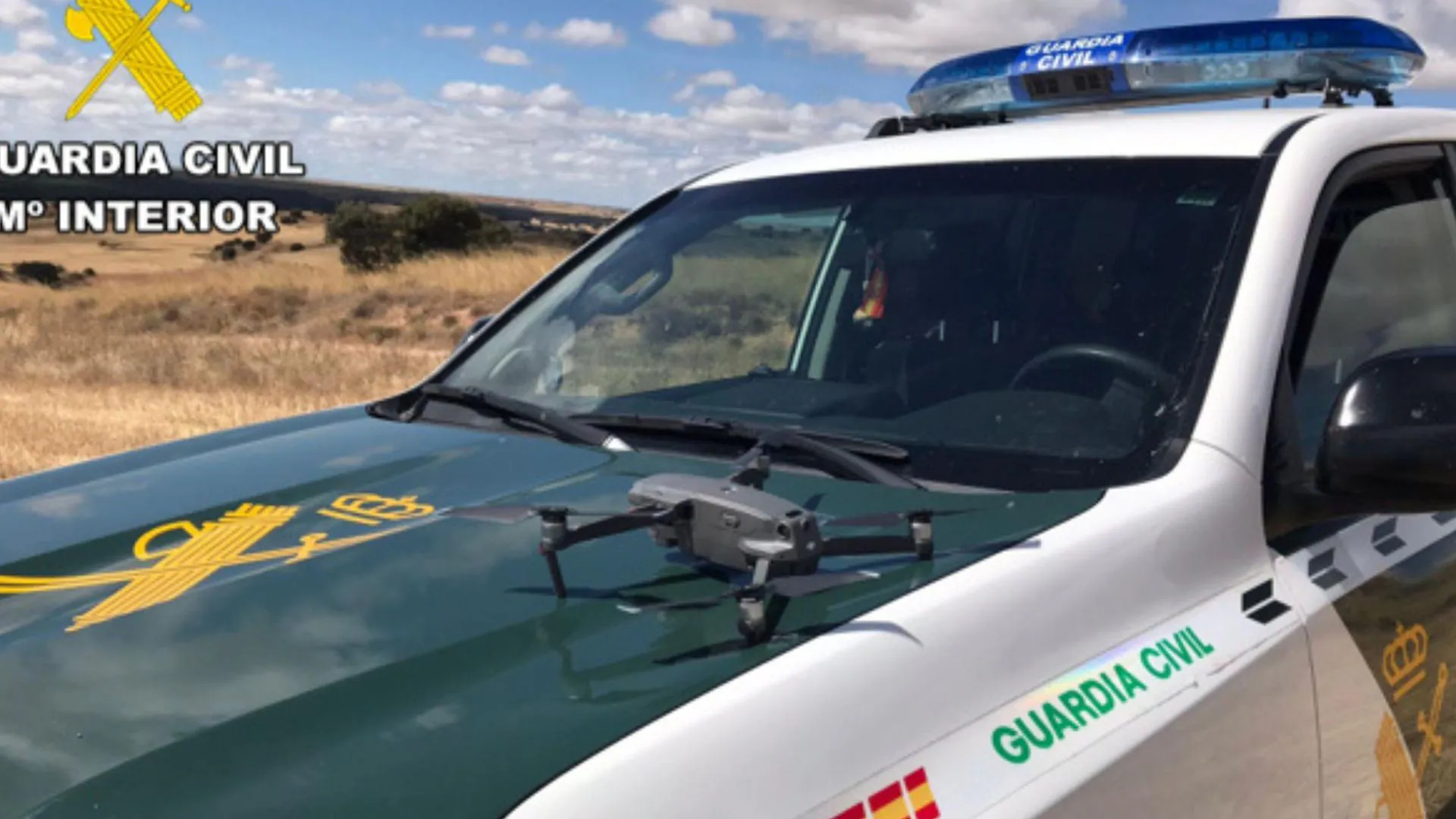 La cámara térmica de un dron localiza a seis agresores tras una pelea en Burgos