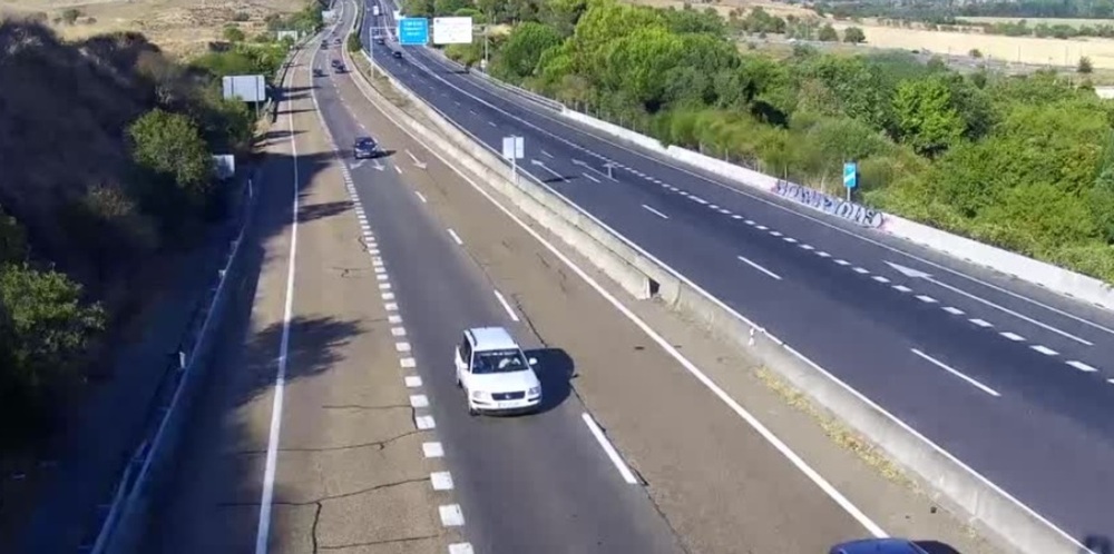Siete personas heridas en un accidente múltiple en la A-62 en Simancas