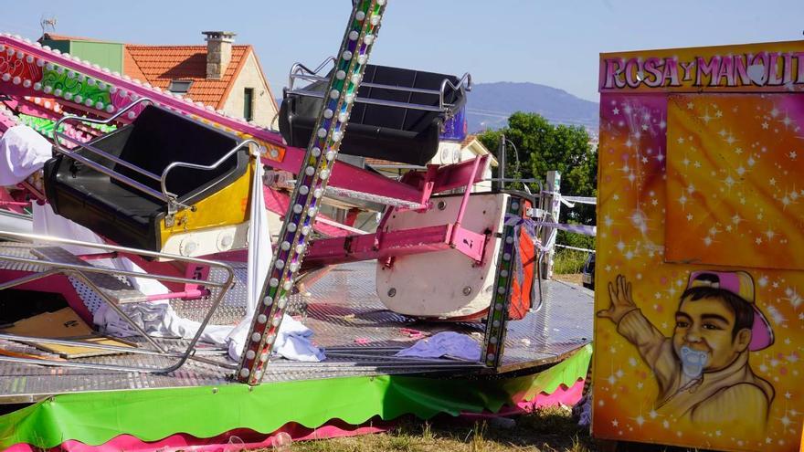 Tragedia en las fiestas de Matamá en Vigo: hombre pierde la vida al desprenderse el brazo de una atracción del saltamontes