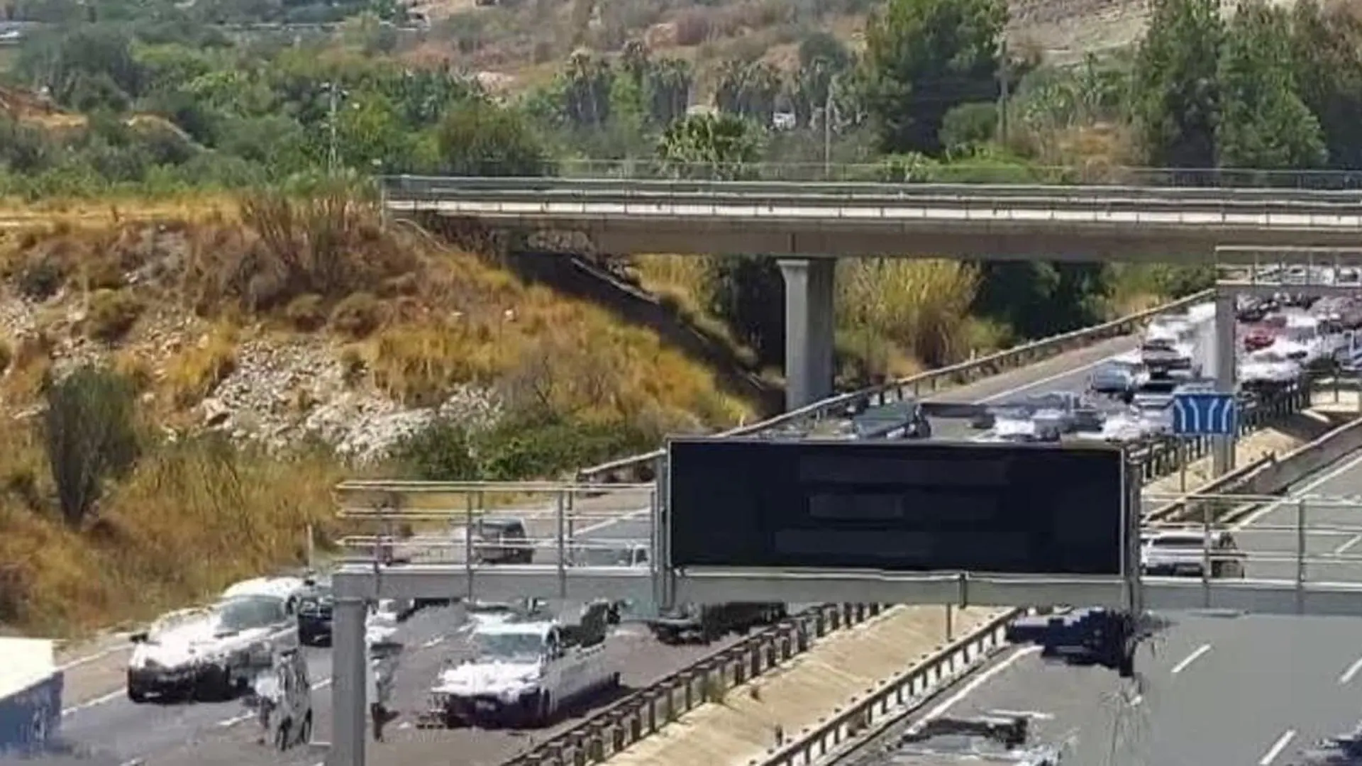 Fallece una persona atropellada en la A-7 a su paso por Fuengirola