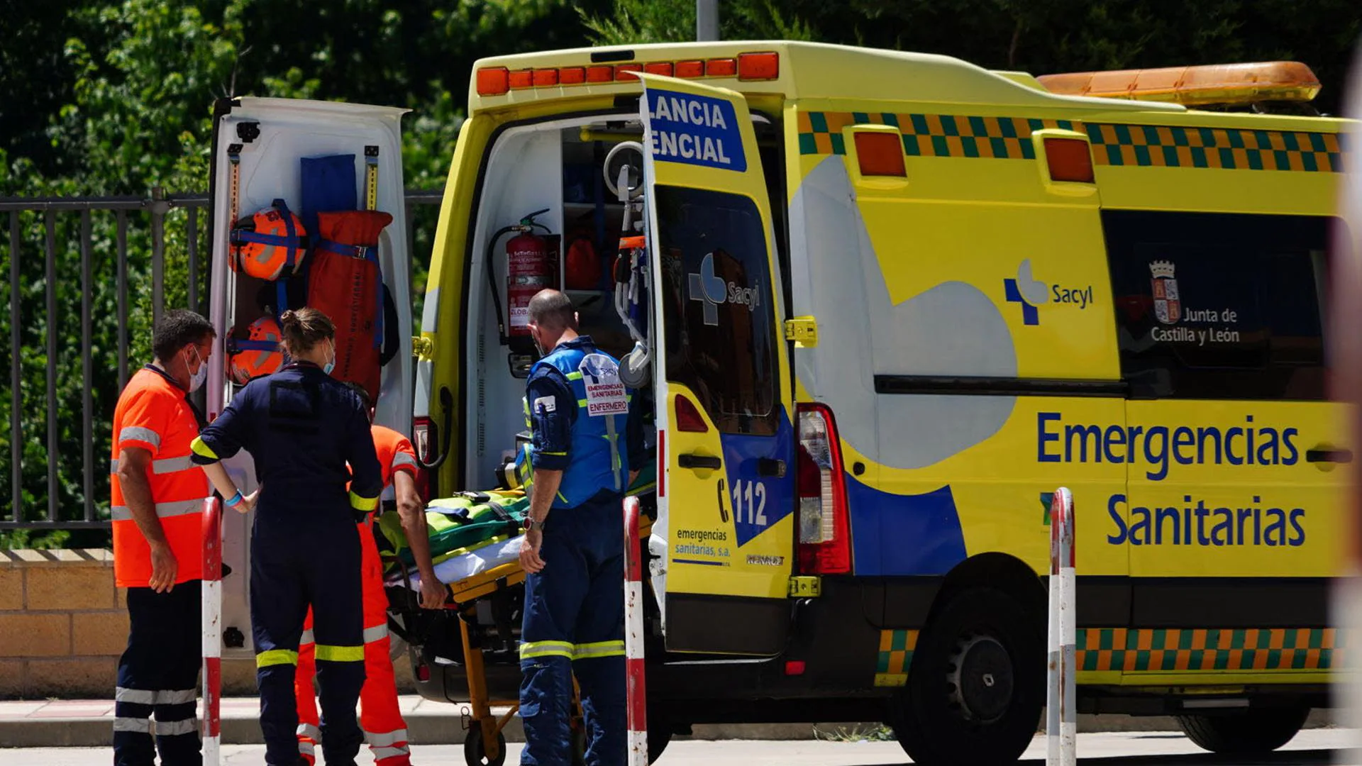 Una mujer resulta herida tras accidente en Alba de Tormes