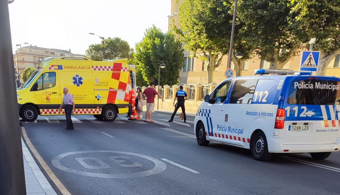 Varón de 30 años sufre atropello en Zamora al cruzar un paso de cebra
