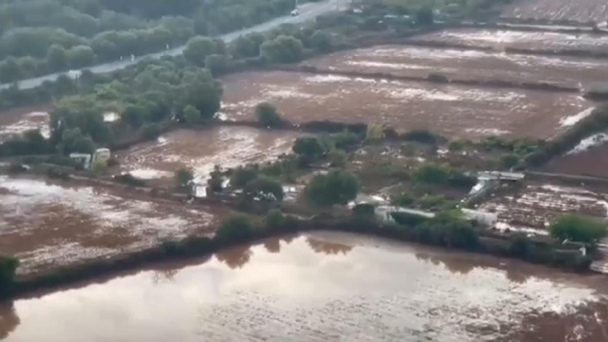 Así son las imágenes aéreas de Menorca tras el temporal
