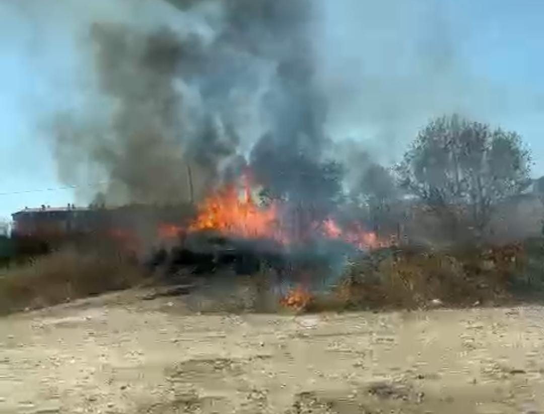 Incendio en el Alto de San Isidro