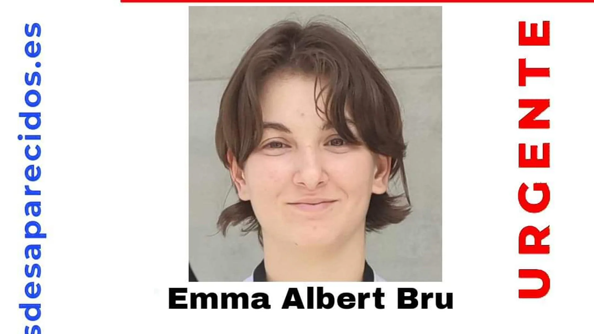 Buscan a Emma, menor desaparecida en Alicante