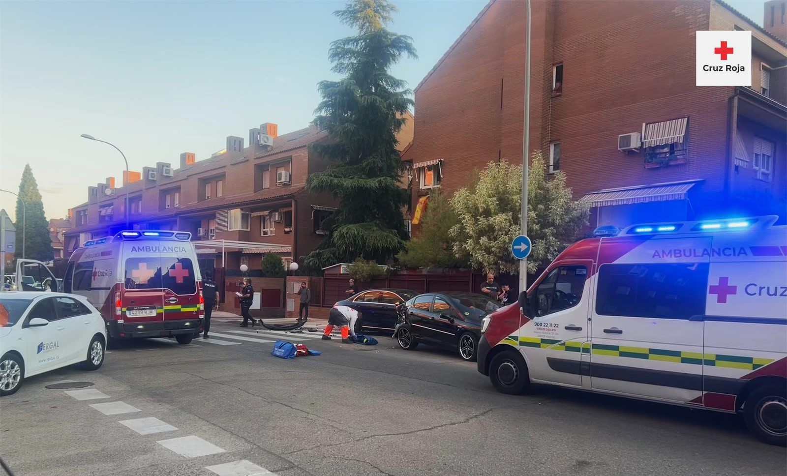 Dos niñas atropelladas en Alcorcón cuando iban al colegio